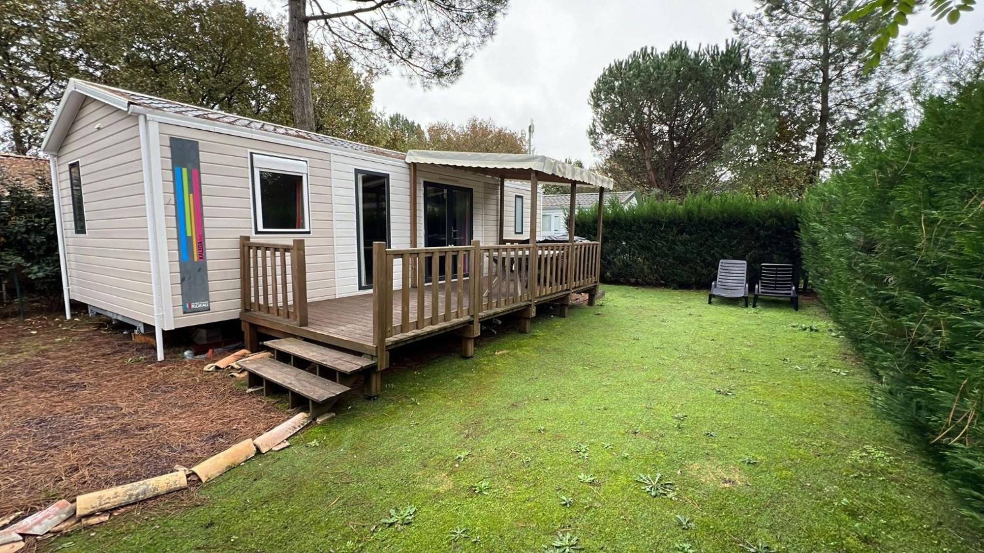 Mobil Home Amenage 2 Chambres La Teste Camping**** Buitenkant foto